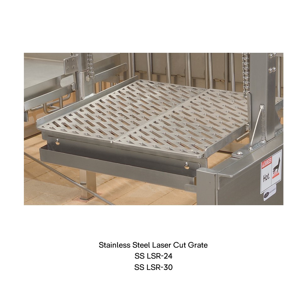 Laser Cut Grates - Stainless Steel LSRCTGR-24 (set)